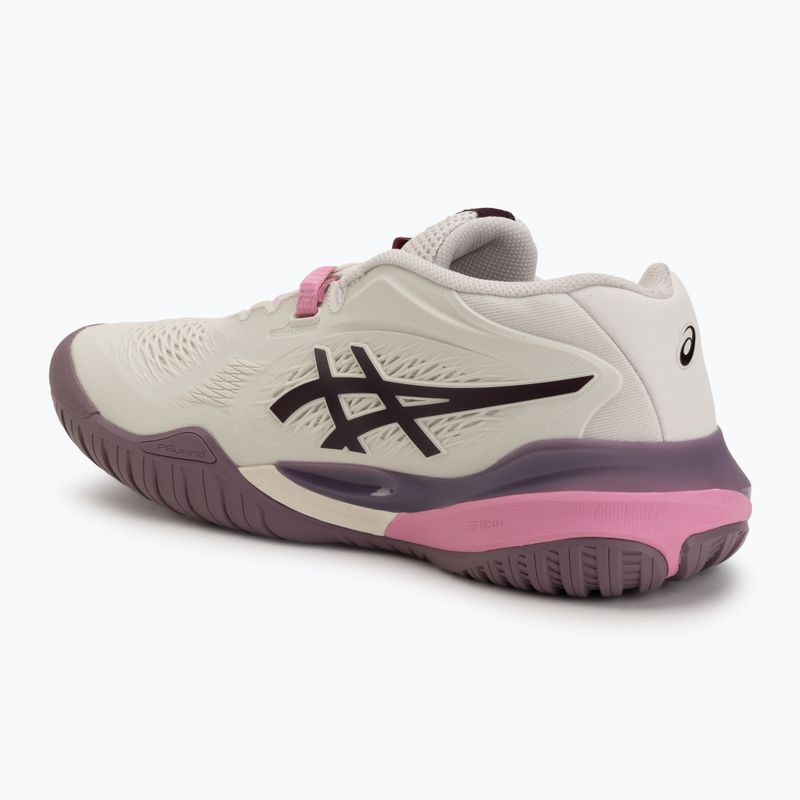 Dámske tenisové topánky ASICS Gel-Resolution X soft oat/dark aubergine 3