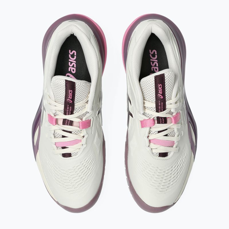 Dámske tenisové topánky ASICS Gel-Resolution X soft oat/dark aubergine 4