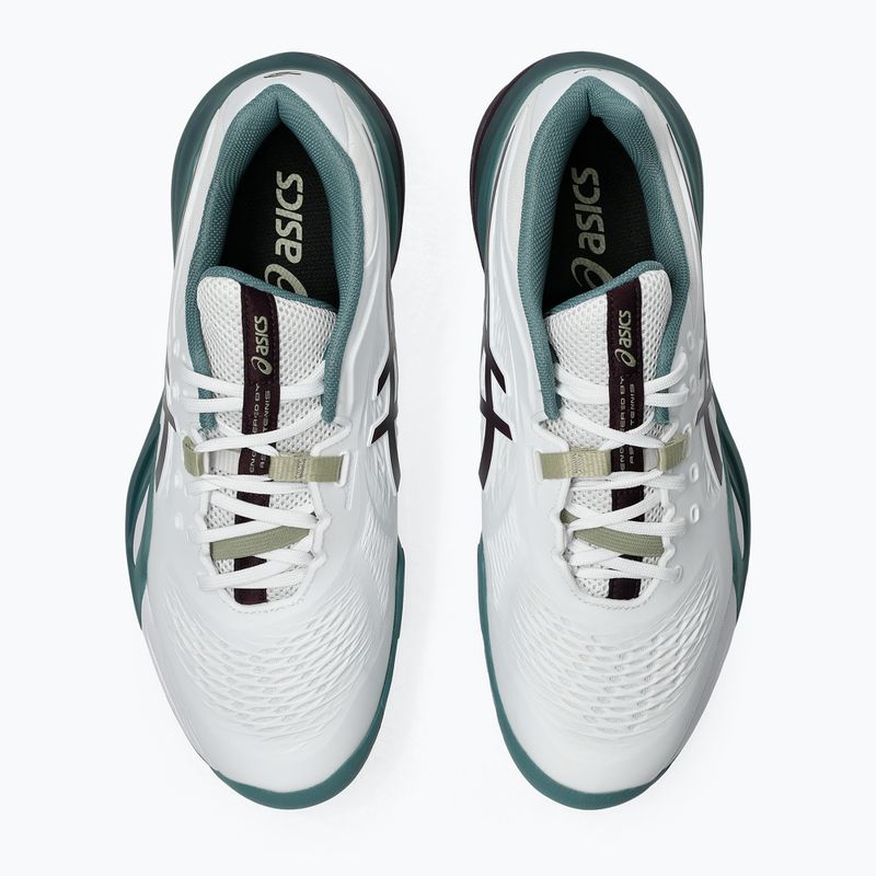 Pánske tenisové topánky ASICS Gel-Resolution X white/dark aubergine 4