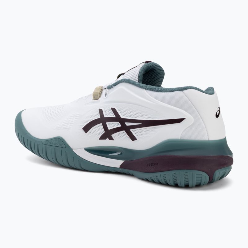 Pánske tenisové topánky ASICS Gel-Resolution X white/dark aubergine 3