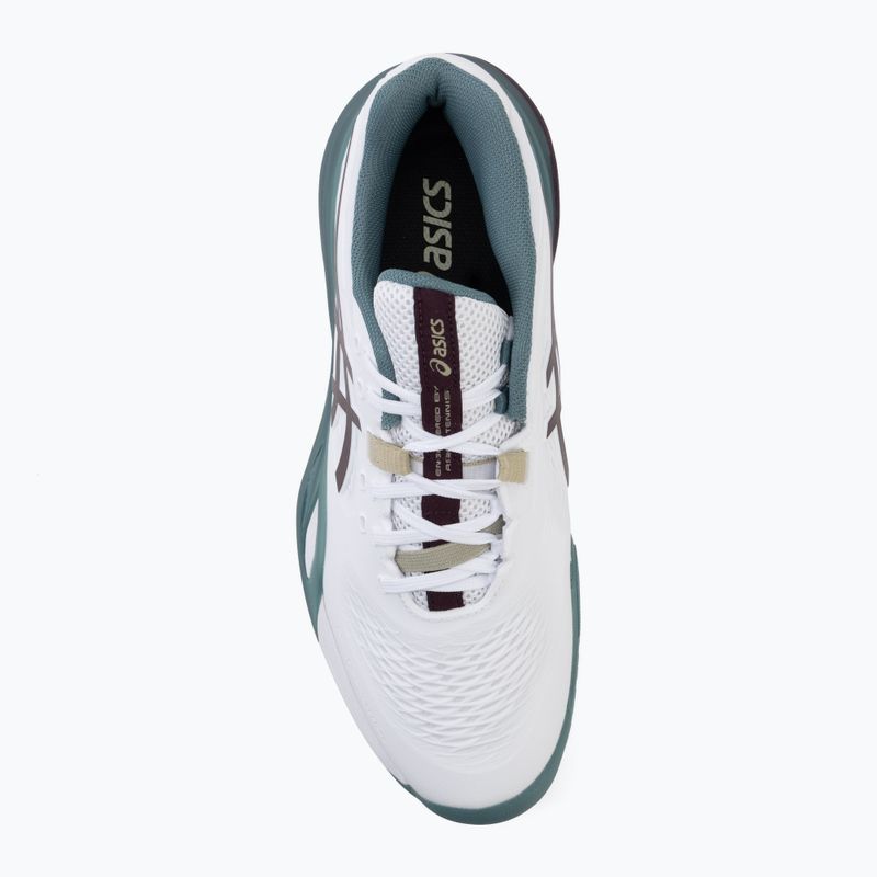 Pánske tenisové topánky ASICS Gel-Resolution X white/dark aubergine 5