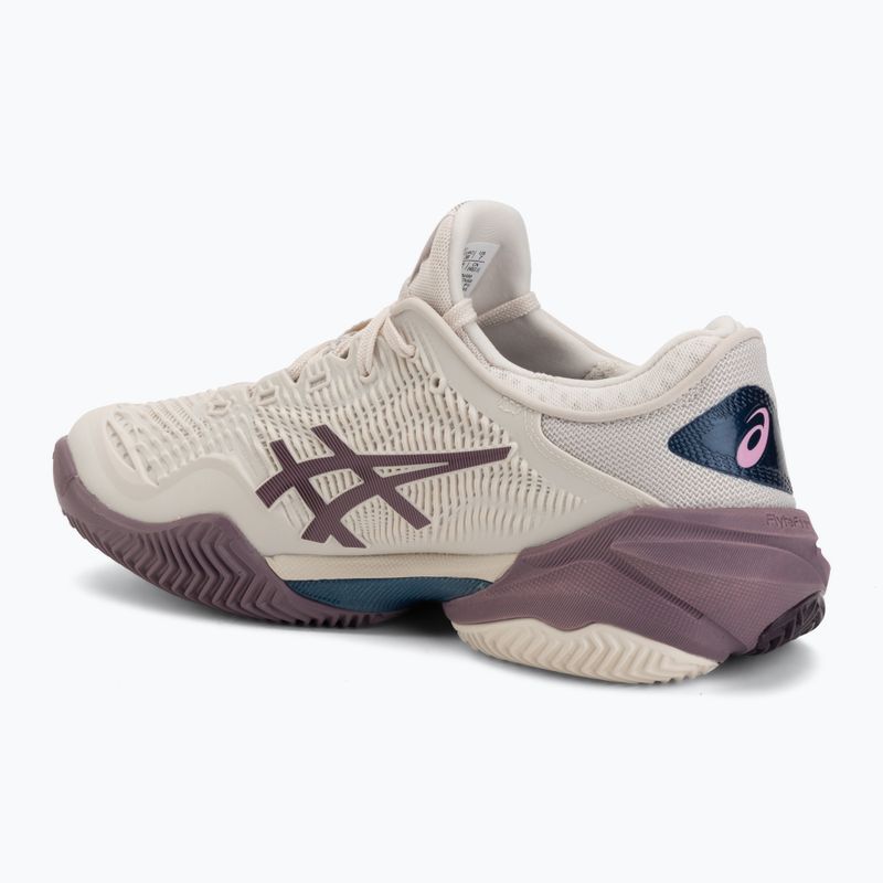 Dámske tenisové topánky ASICS Court FF 3 Clay soft oat/dusty mauve 3
