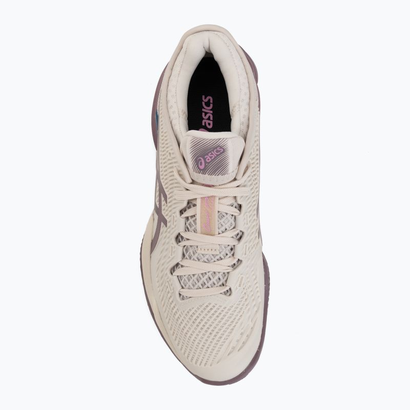 Dámske tenisové topánky ASICS Court FF 3 Clay soft oat/dusty mauve 5