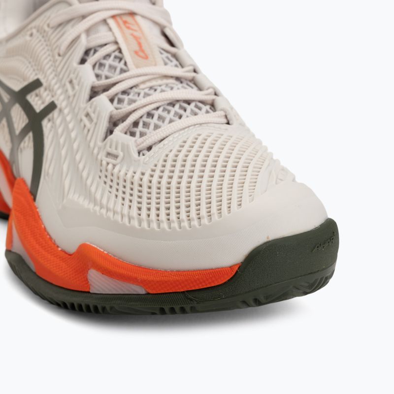 Pánske tenisové topánky ASICS Court FF 3 Clay soft oat/vintage khaki 7
