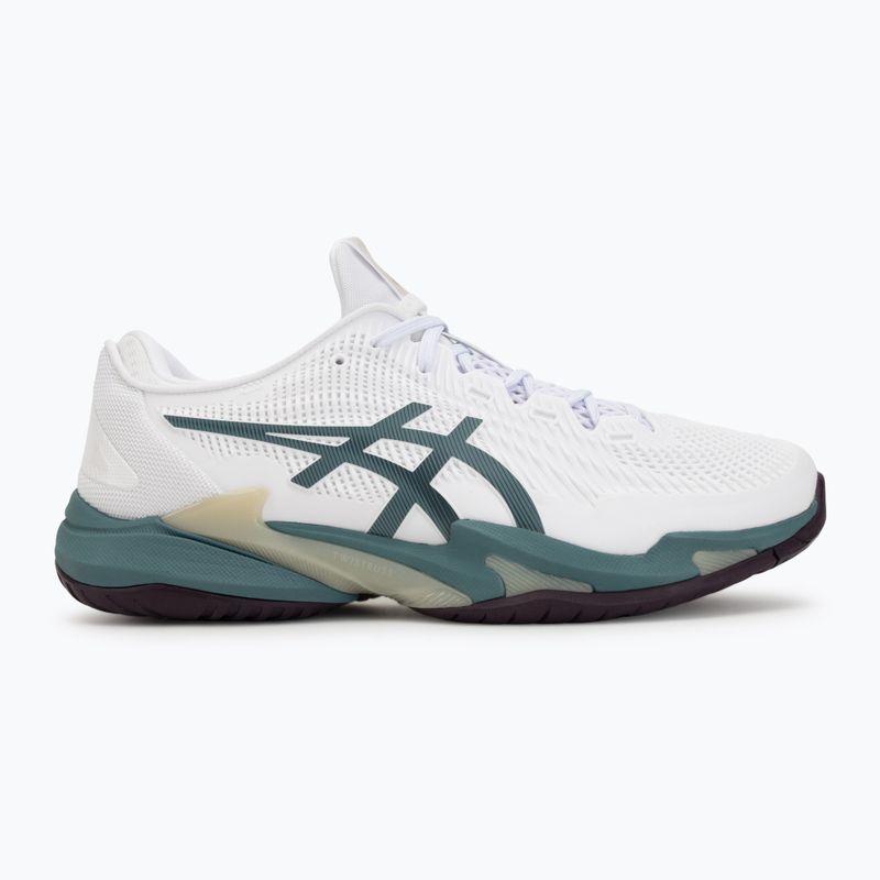 Pánske tenisové topánky ASICS Court FF 3 white/foggy teal 2
