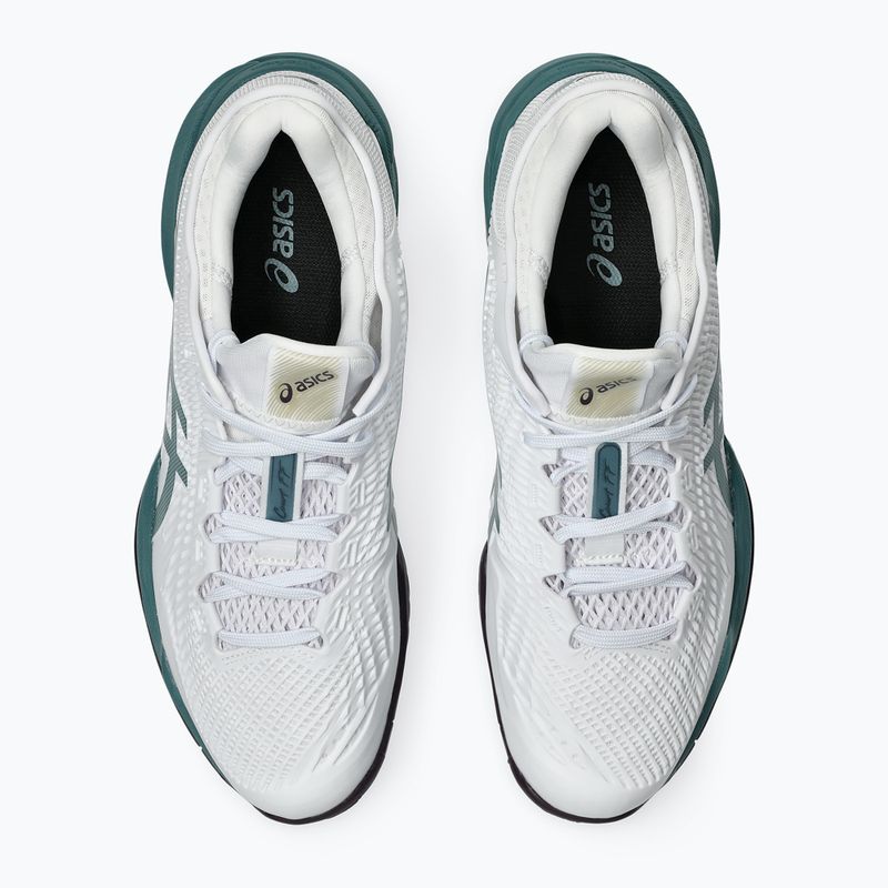 Pánske tenisové topánky ASICS Court FF 3 white/foggy teal 4