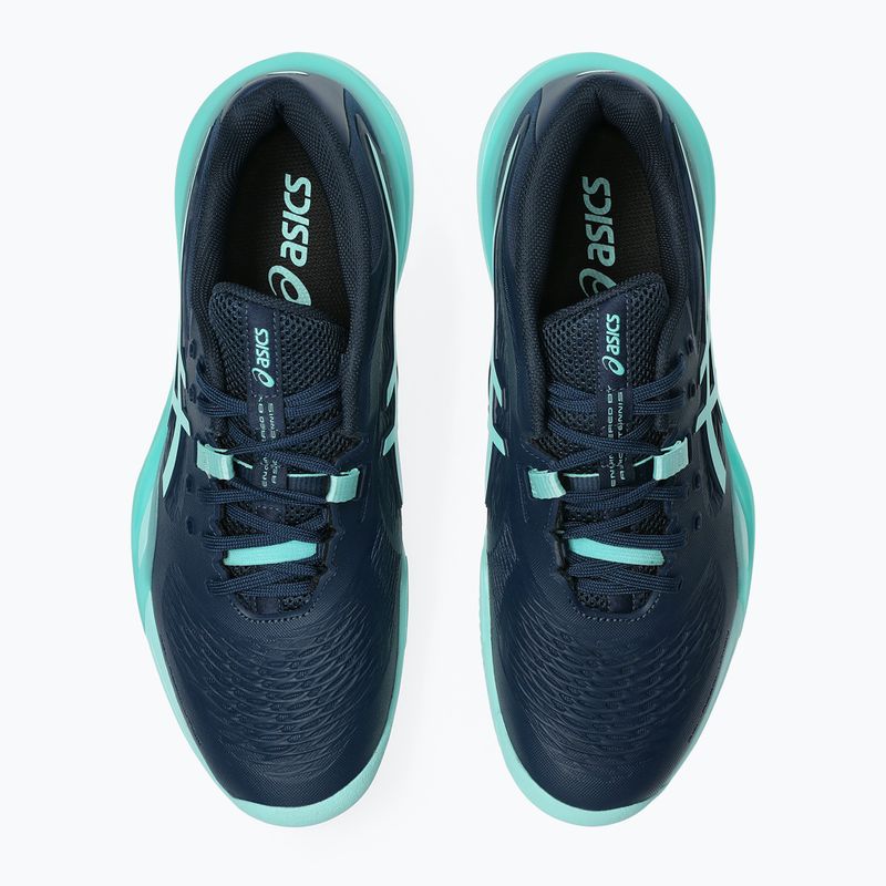 Pánske tenisové topánky ASICS Gel-Resolution X Clay night sky/illuminate mint 4