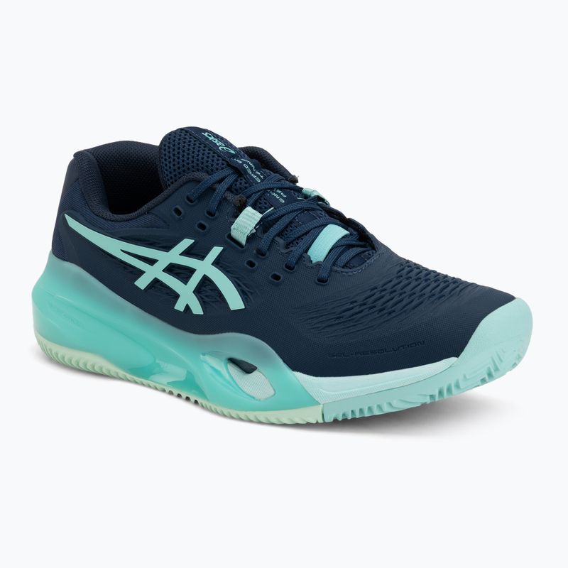 Pánske tenisové topánky ASICS Gel-Resolution X Clay night sky/illuminate mint