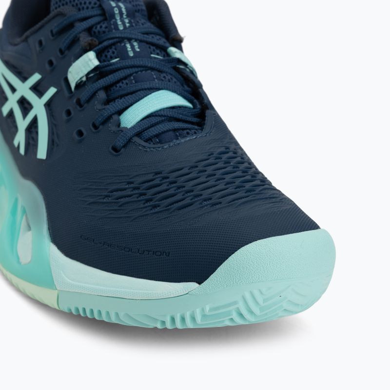 Pánske tenisové topánky ASICS Gel-Resolution X Clay night sky/illuminate mint 7