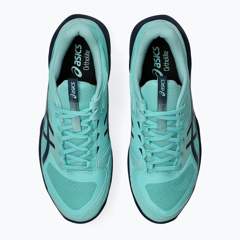 Pánske tenisové topánky ASICS Solution Speed FF 4 Clay illuminate mint/night sky 4