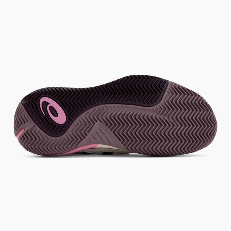 Dámske tenisové topánky ASICS Gel-Resolution X Clay soft oat/dark aubergine 4