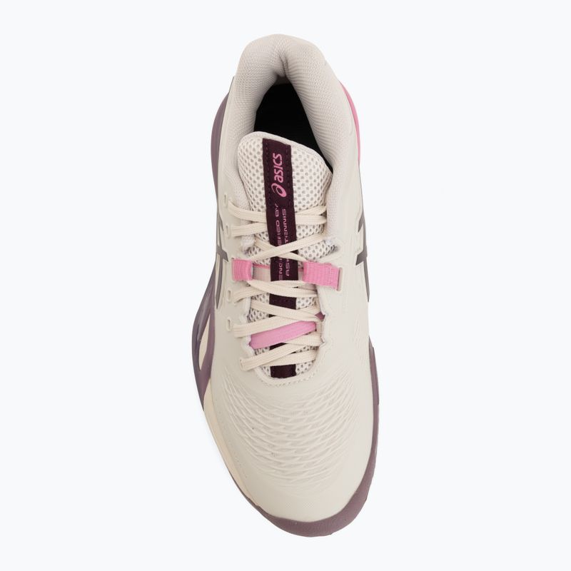 Dámske tenisové topánky ASICS Gel-Resolution X Clay soft oat/dark aubergine 5