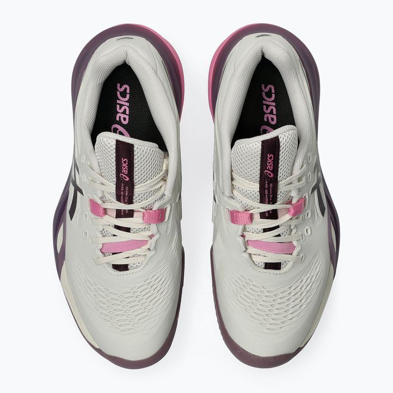 Dámske tenisové topánky ASICS Gel-Resolution X Clay soft oat/dark aubergine 4