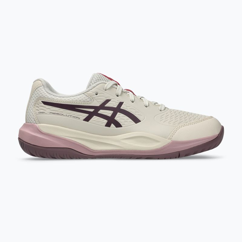 Detské tenisové topánky ASICS Gel-Resolution X GS soft oat/dark aubergine 2