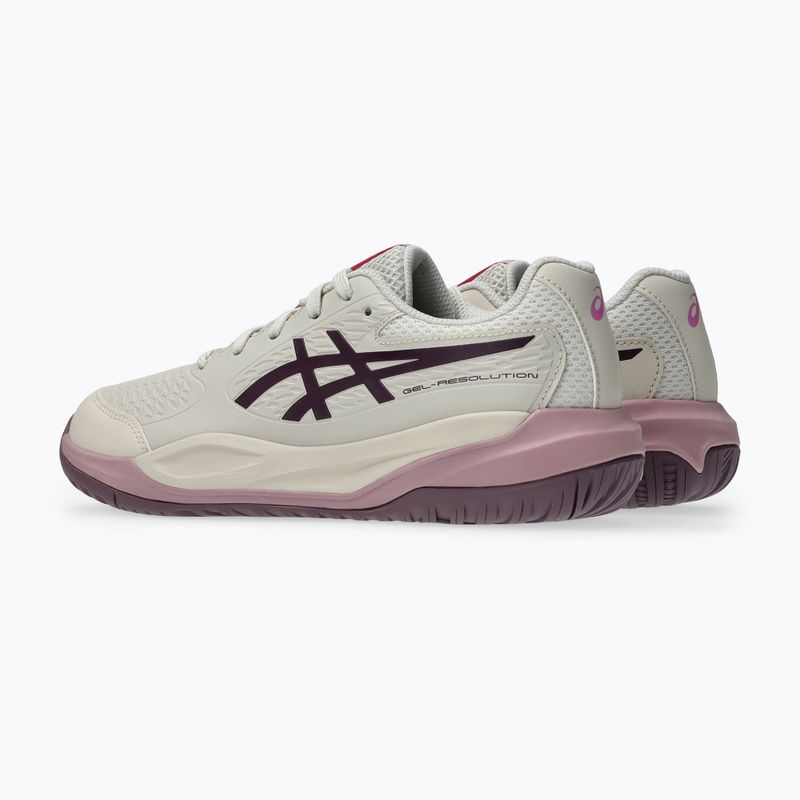 Detské tenisové topánky ASICS Gel-Resolution X GS soft oat/dark aubergine 3