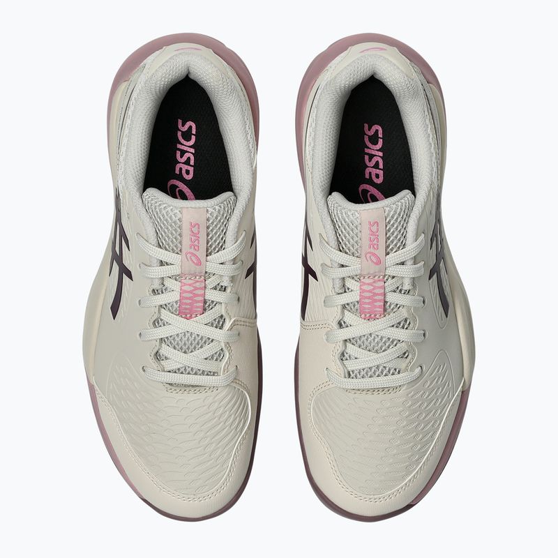 Detské tenisové topánky ASICS Gel-Resolution X GS soft oat/dark aubergine 5