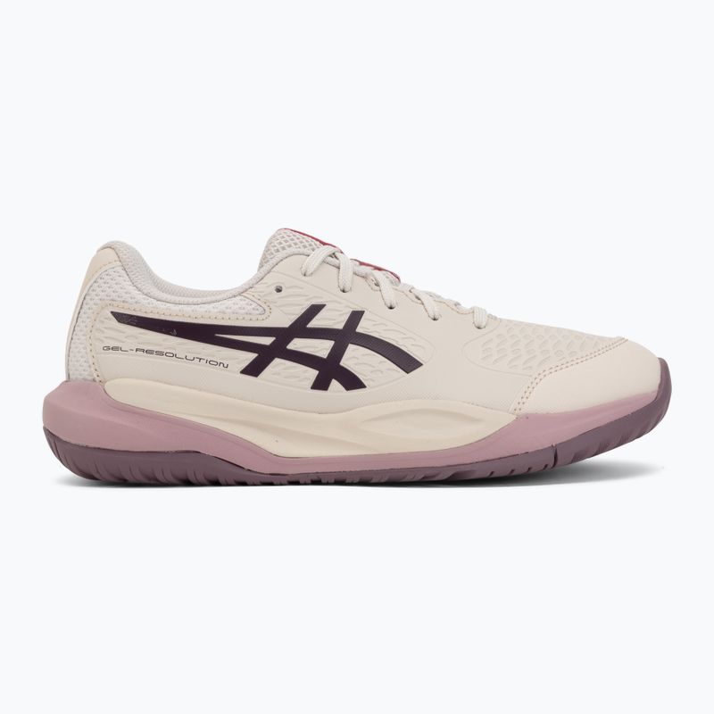 Detské tenisové topánky ASICS Gel-Resolution X GS soft oat/dark aubergine 2