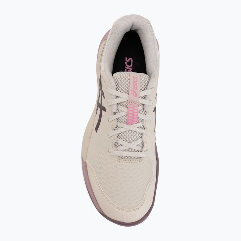 Detské tenisové topánky ASICS Gel-Resolution X GS soft oat/dark aubergine 5