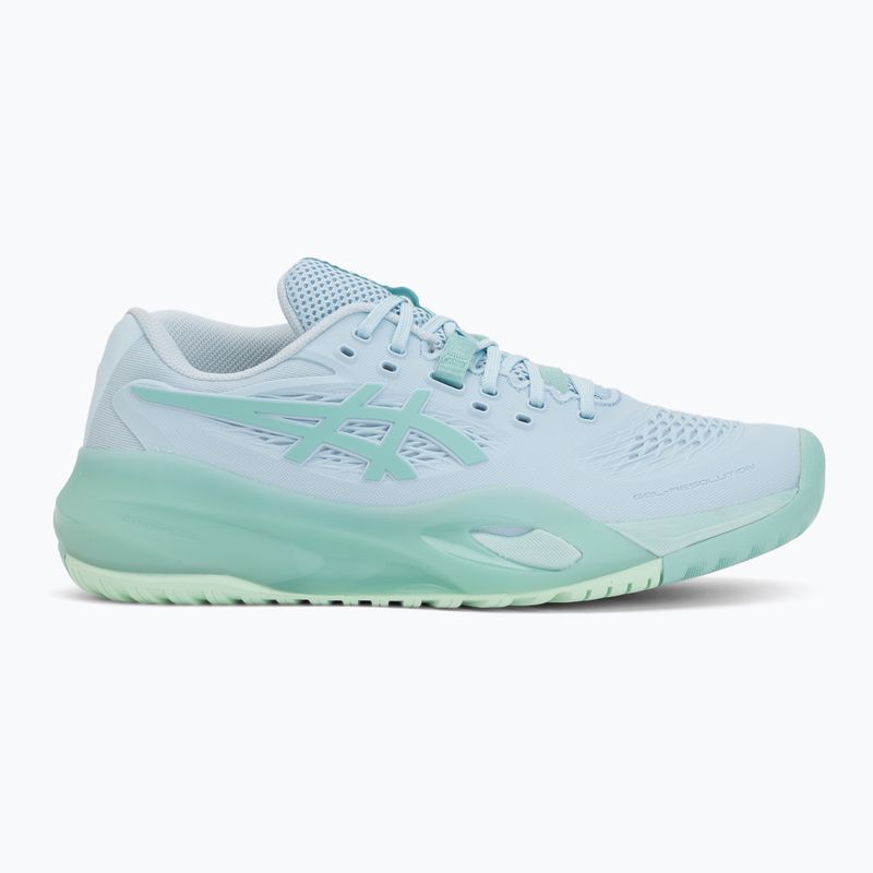 Dámske tenisové topánky ASICS Gel-Resolution X light blue/oasis green 2
