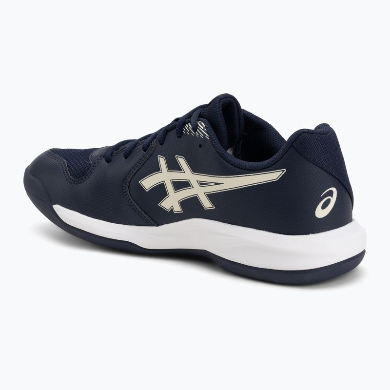 Pánske tenisové topánky ASICS Gel-Dedicate 9 Indoor midnight/oatmeal 3