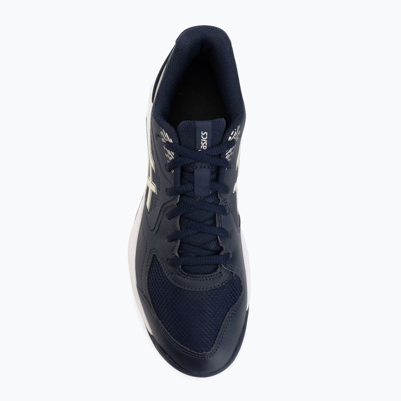 Pánske tenisové topánky ASICS Gel-Dedicate 9 Indoor midnight/oatmeal 5