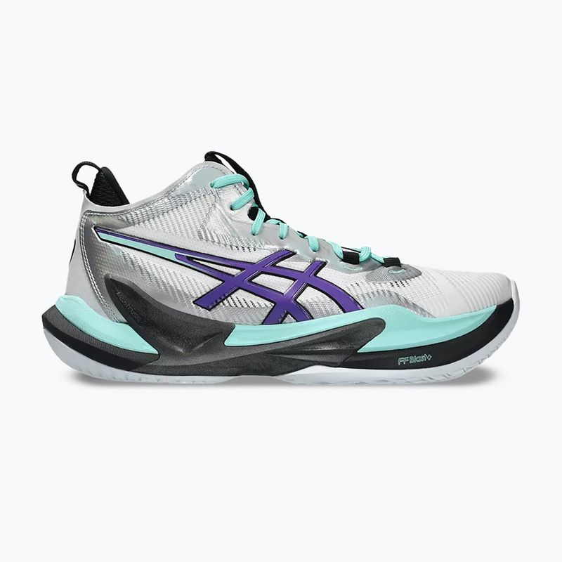 Pánske volejbalové topánky ASICS Metarise 2 white/radiant amethyst