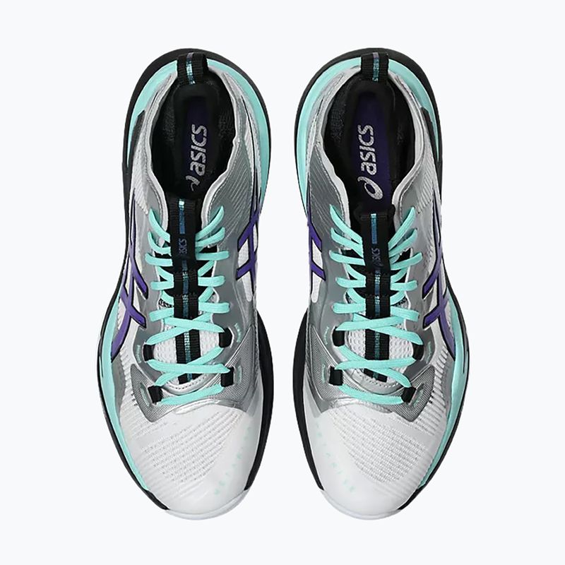 Pánske volejbalové topánky ASICS Metarise 2 white/radiant amethyst 4