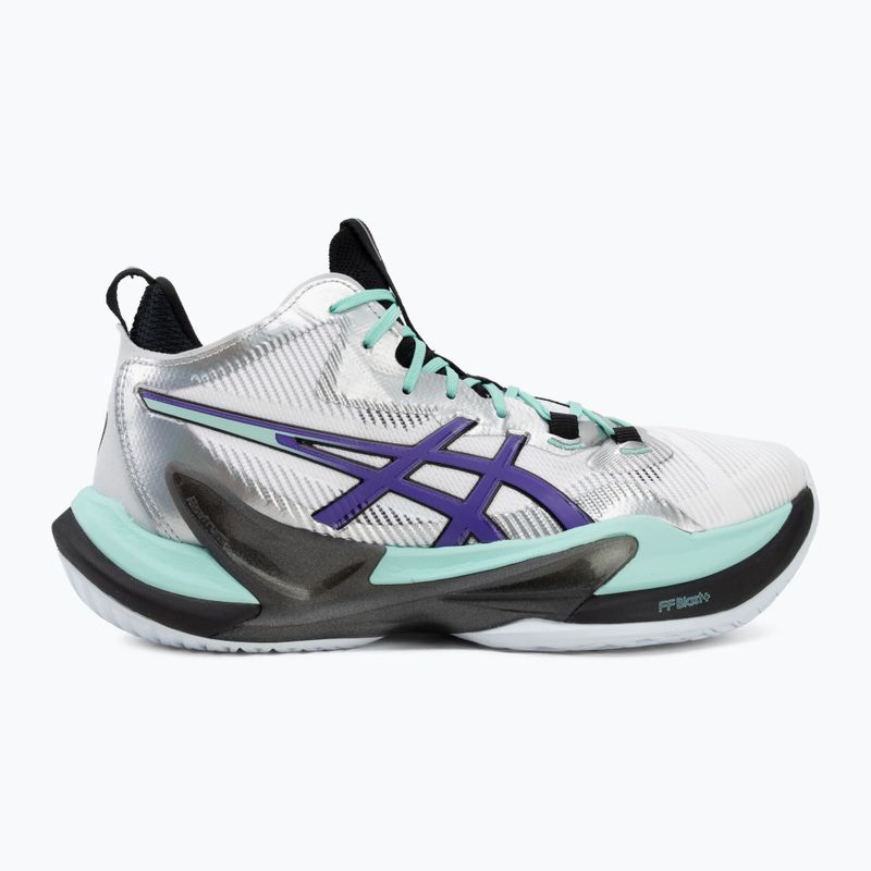 Pánske volejbalové topánky ASICS Metarise 2 white/radiant amethyst 2