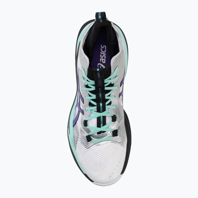 Pánske volejbalové topánky ASICS Metarise 2 white/radiant amethyst 5