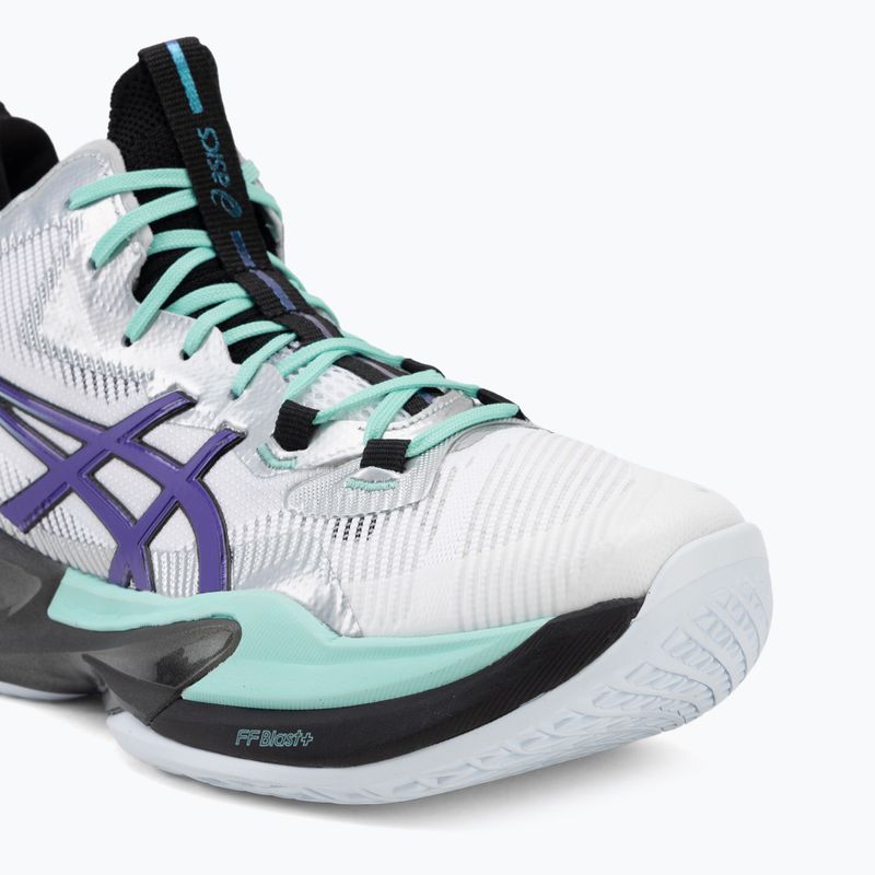 Pánske volejbalové topánky ASICS Metarise 2 white/radiant amethyst 7