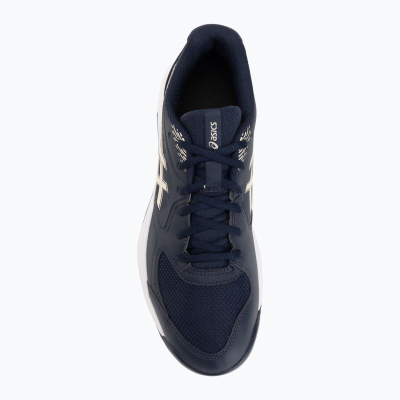 Pánske tenisové topánky ASICS Gel-Dedicate 9 Clay midnight/oatmeal 5