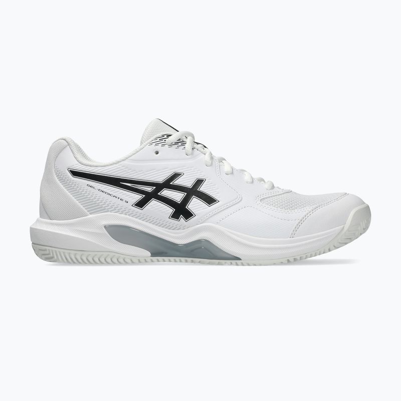 Pánske tenisové topánky ASICS Gel-Dedicate 9 Clay white/black