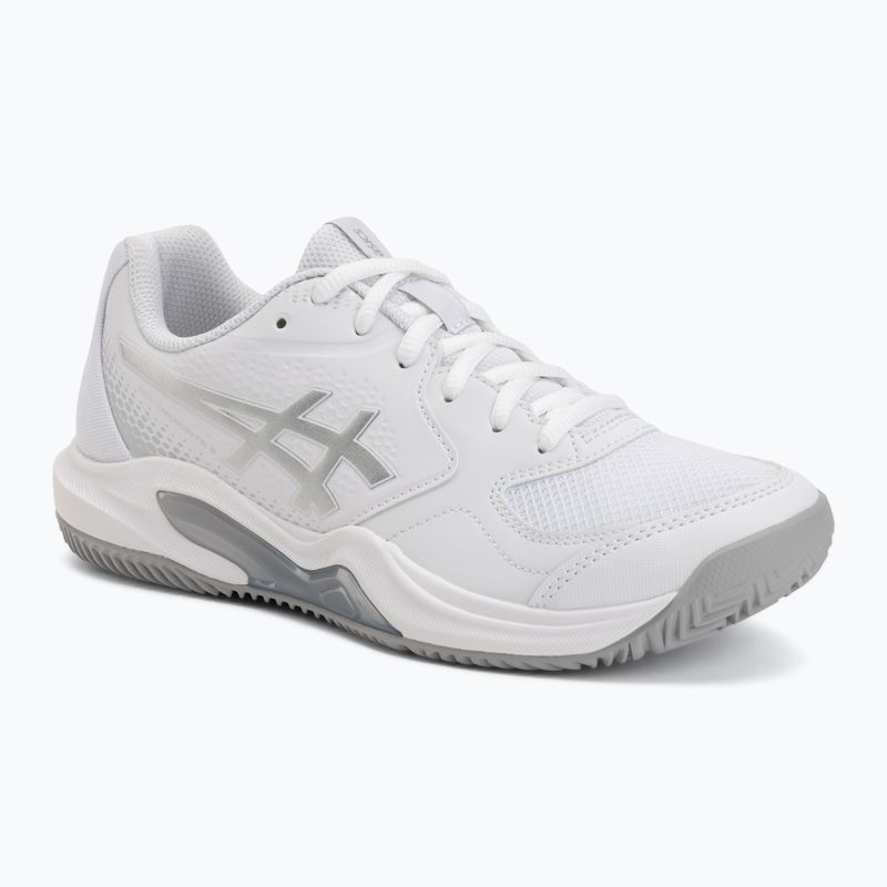 Dámske topánky na padel ASICS Gel-Dedicate 9 Padel W white/pure silver
