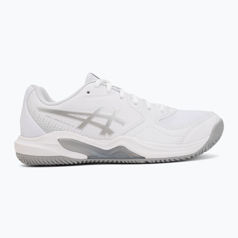 Dámske topánky na padel ASICS Gel-Dedicate 9 Padel W white/pure silver 2