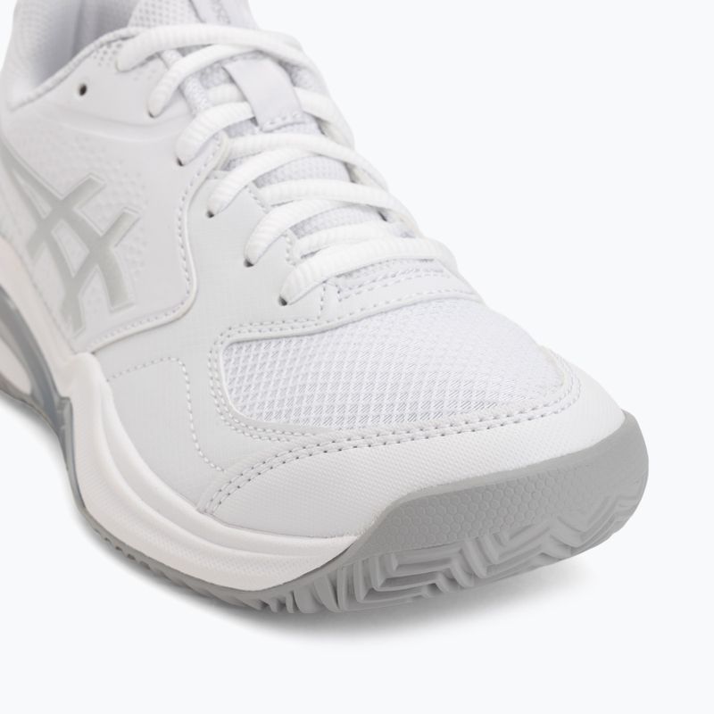 Dámske topánky na padel ASICS Gel-Dedicate 9 Padel W white/pure silver 7