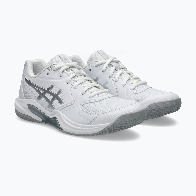 Dámske topánky na padel ASICS Gel-Dedicate 9 Padel W white/pure silver