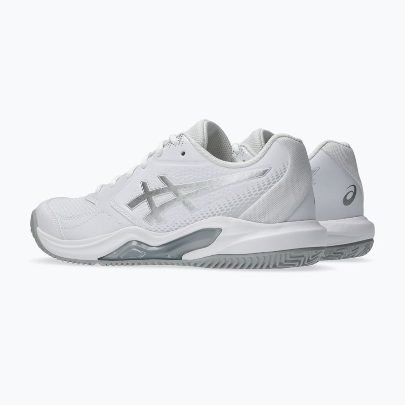 Dámske topánky na padel ASICS Gel-Dedicate 9 Padel W white/pure silver 3