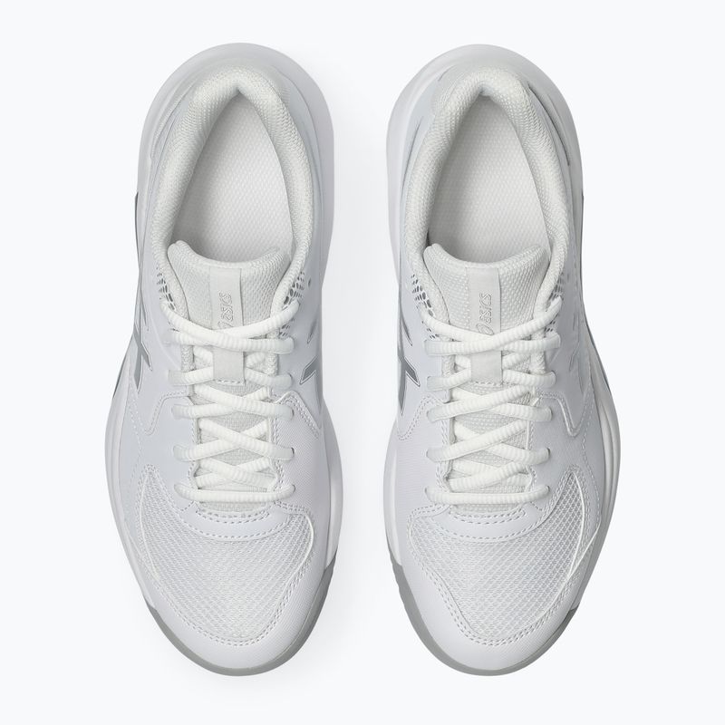 Dámske topánky na padel ASICS Gel-Dedicate 9 Padel W white/pure silver 5