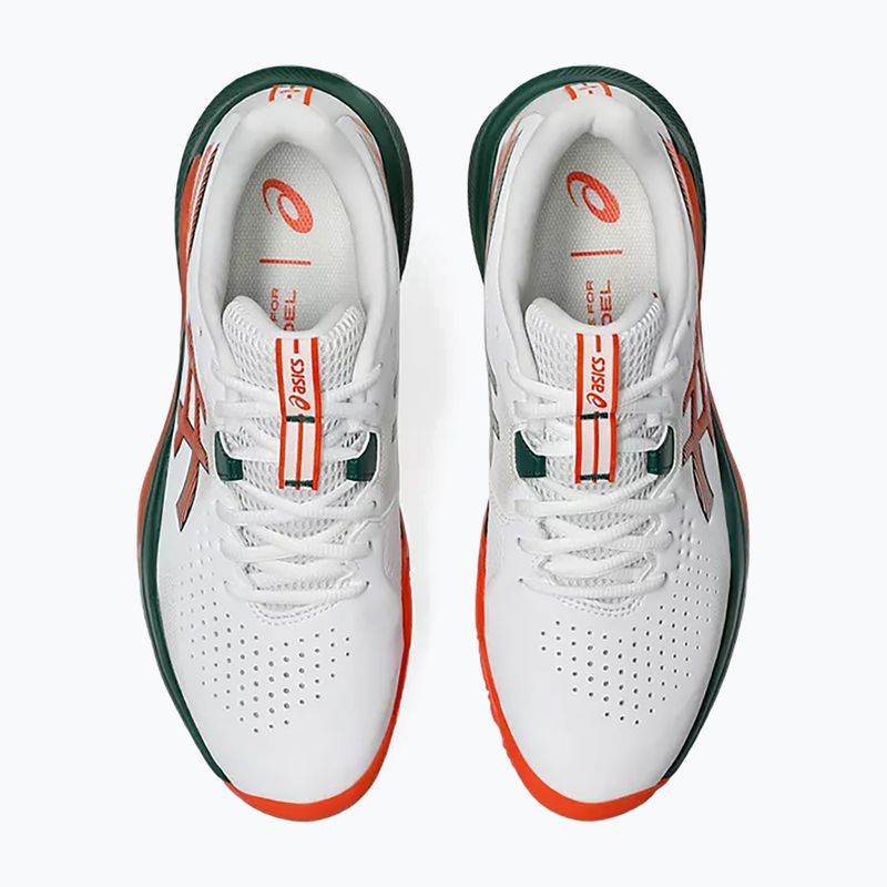 Pánske topánky na padel Asics Gel-Challenger 15 Padel White/Energy Orange 5