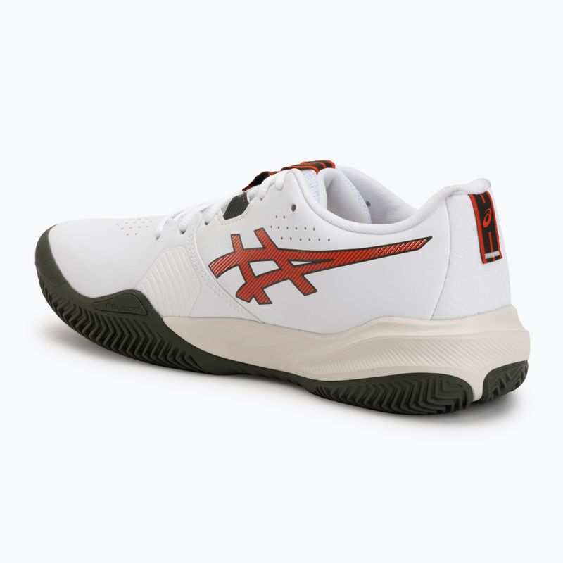 Pánske tenisové topánky ASICS Gel-Challenger 15 Clay white/cherry tomato 3