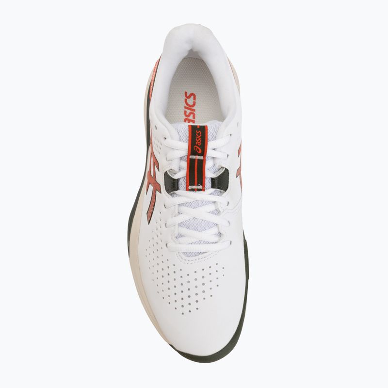 Pánske tenisové topánky ASICS Gel-Challenger 15 Clay white/cherry tomato 5