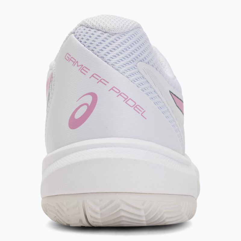 Dámske topánky na padel ASICS Game FF Padel white/bubblegum 6