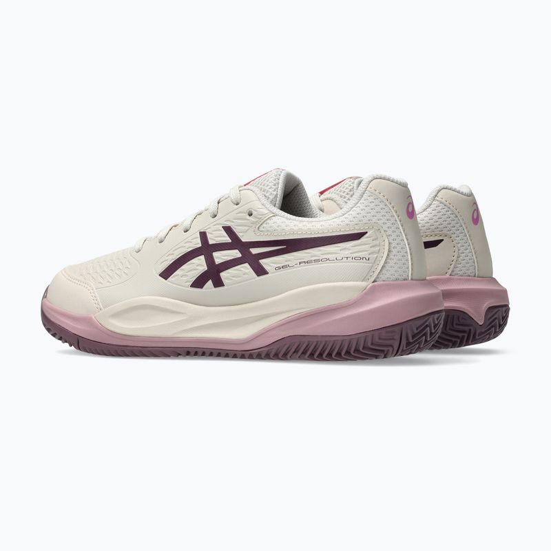 Detské tenisové topánky ASICS Gel-Resolution X GS Clay soft oat/dark aubergine 3