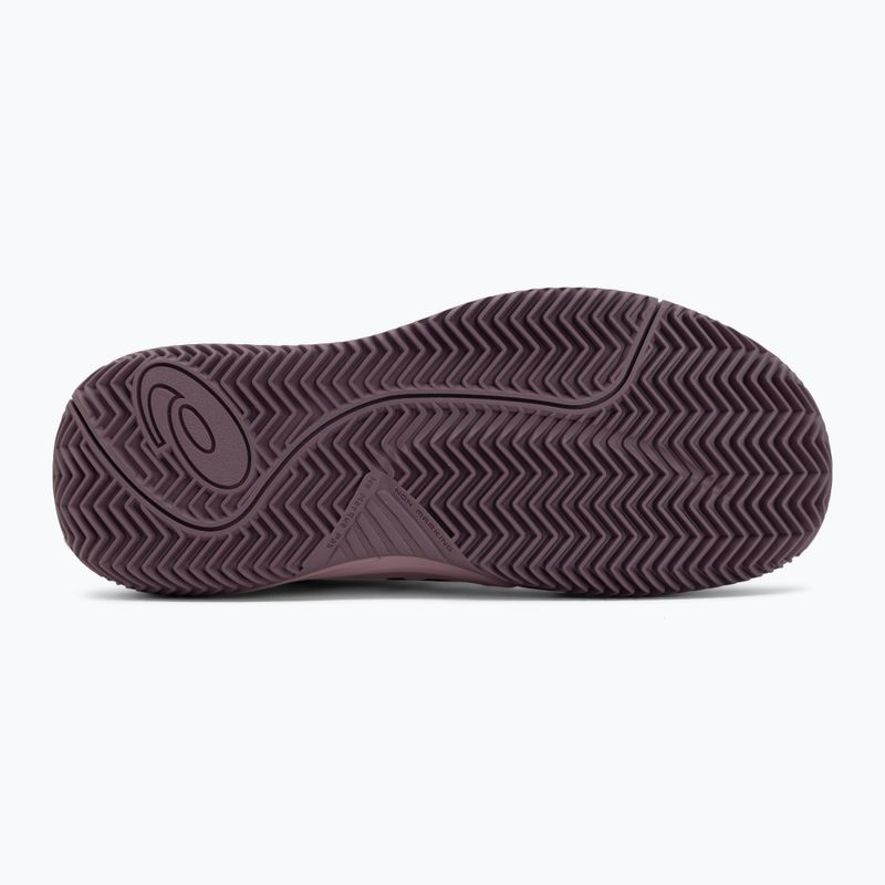 Detské tenisové topánky ASICS Gel-Resolution X GS Clay soft oat/dark aubergine 4