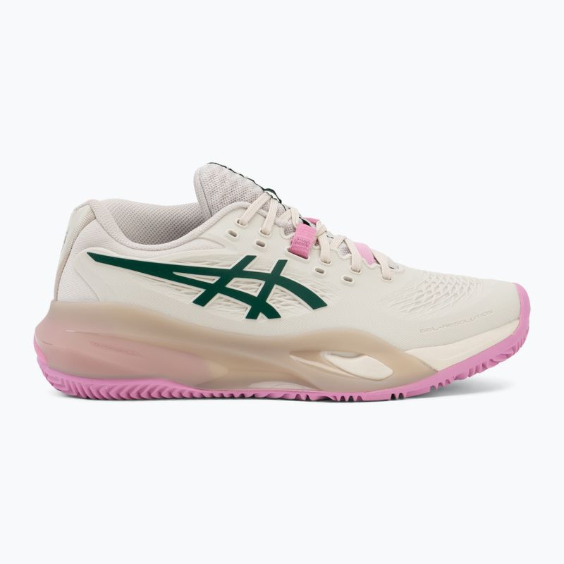 Dámske topánky na padel Asics Gel-Resolution X Padel Soft Oat/Jewel Green 2