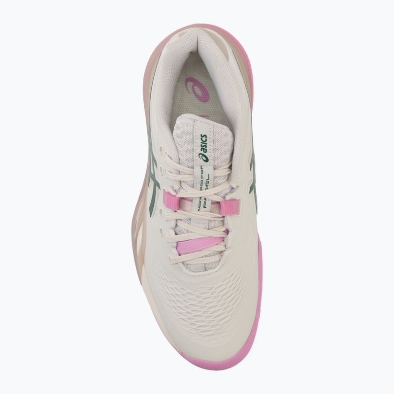 Dámske topánky na padel Asics Gel-Resolution X Padel Soft Oat/Jewel Green 5