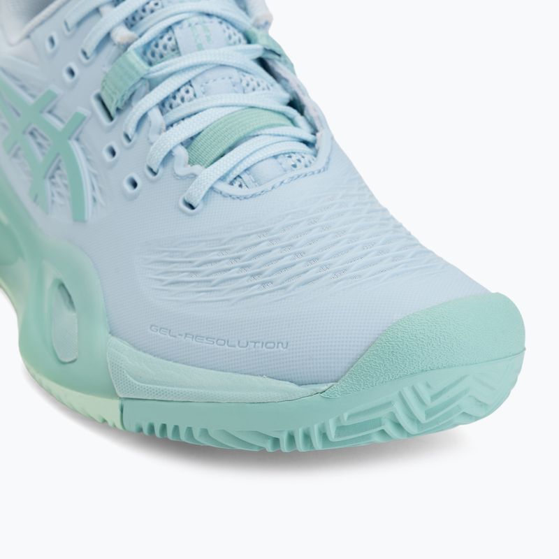 Dámske tenisové topánky ASICS Gel-Resolution X Clay light blue/oasis green 7