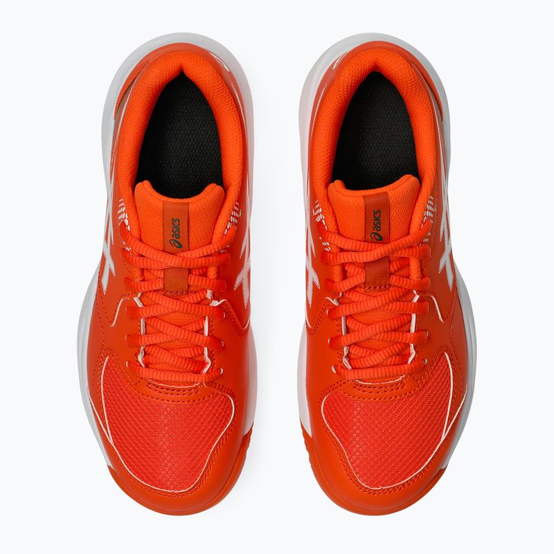 Topánky na padel ASICS Gel-Dedicate 9 Padel GS energy orange/white 5