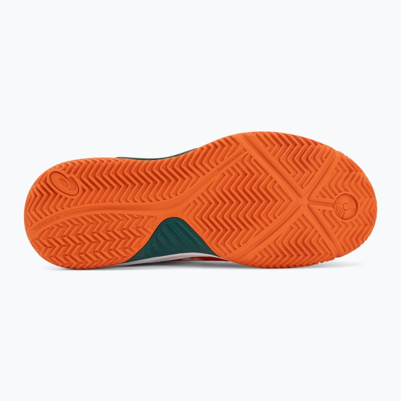 Topánky na padel ASICS Gel-Dedicate 9 Padel GS energy orange/white 4