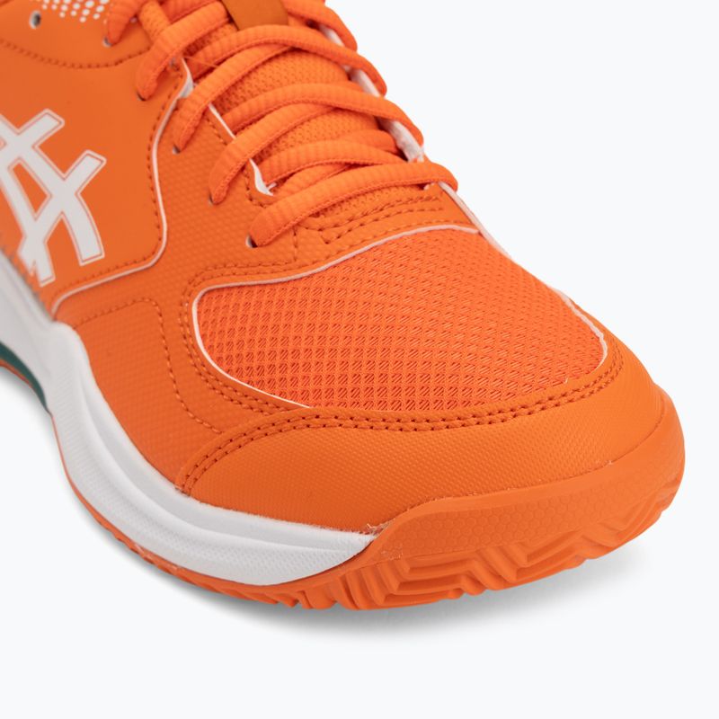 Topánky na padel ASICS Gel-Dedicate 9 Padel GS energy orange/white 7